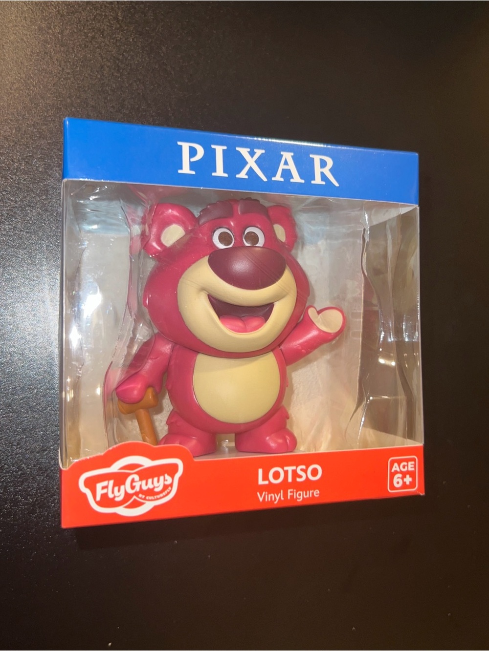 NEW IN BOX PIXAR Lotso Pink Vinyl Figure by FlyGuys